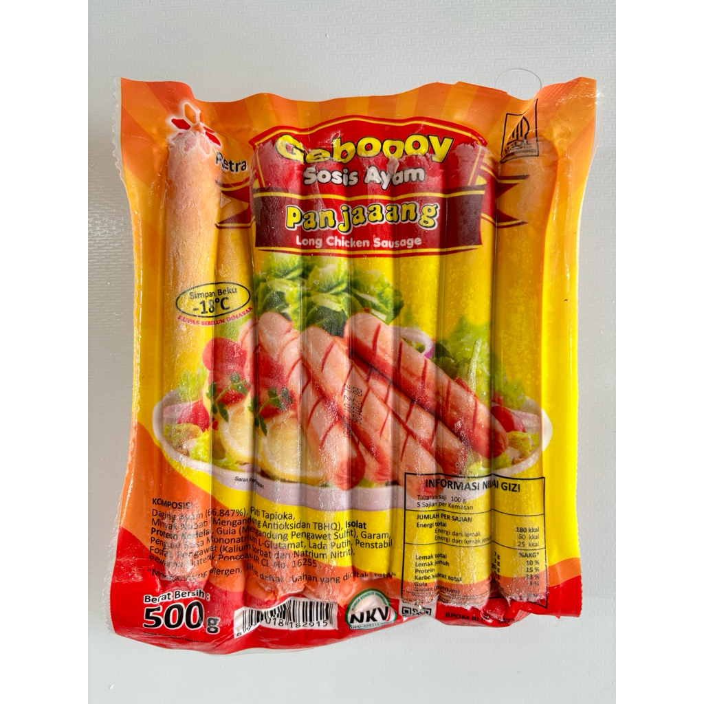 

Geboooyku sosis ayam 500gr
