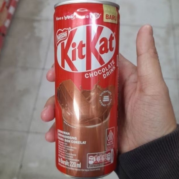 

Kitkat kit kat minuman susu Chocolate coklat drink kaleng 220ml