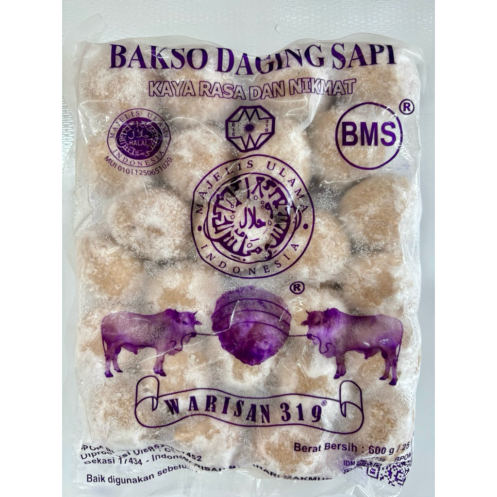 

Bakso warisan 319 bakso sapi ungu isi 25