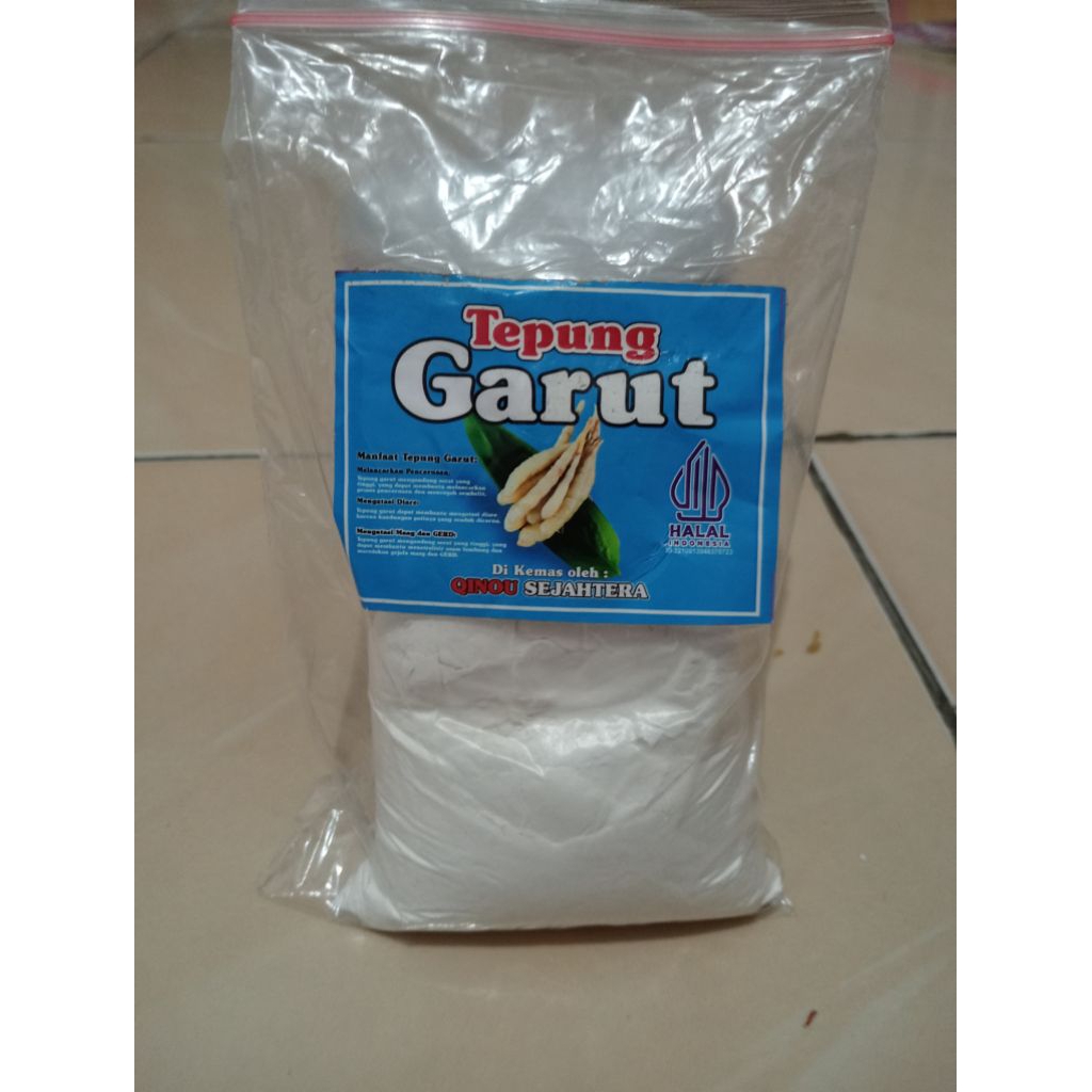 

tepung pati Garut/irut kemasan ekonomis