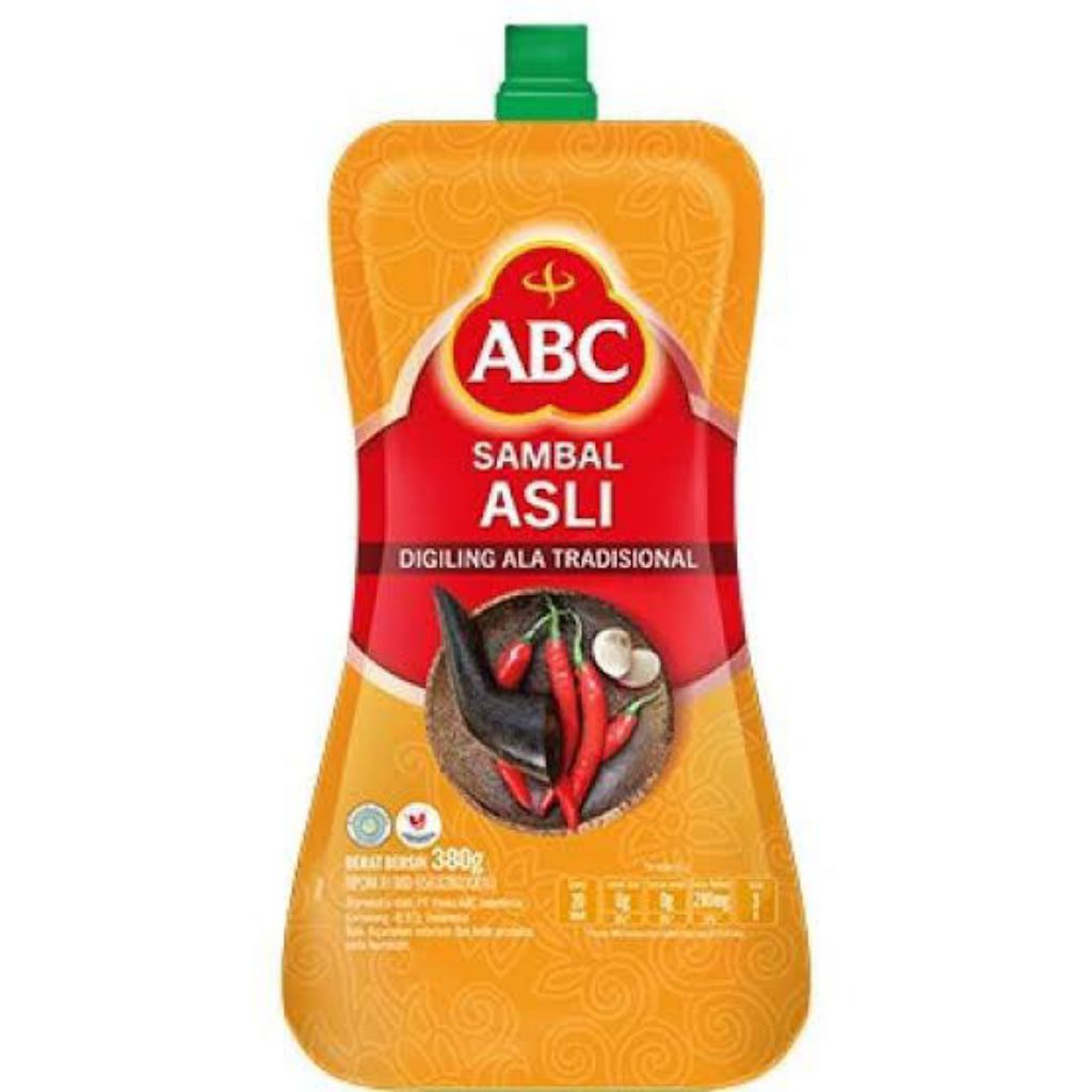 

Abc Sambal Asli Pouch 380 gram