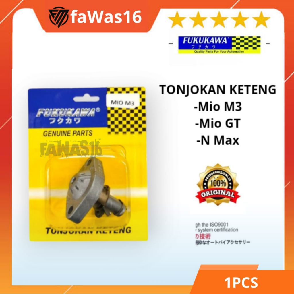 tonjokan keteng/stelan tensioner Mio m3,Mio j,mio GT,n-max, X-Ride Fukukawa