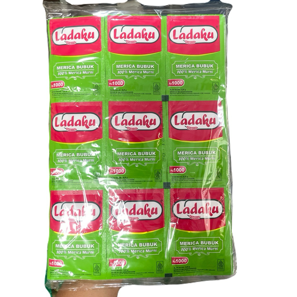 

ladaku merica bubuk 1 pak ( 72 sachet )