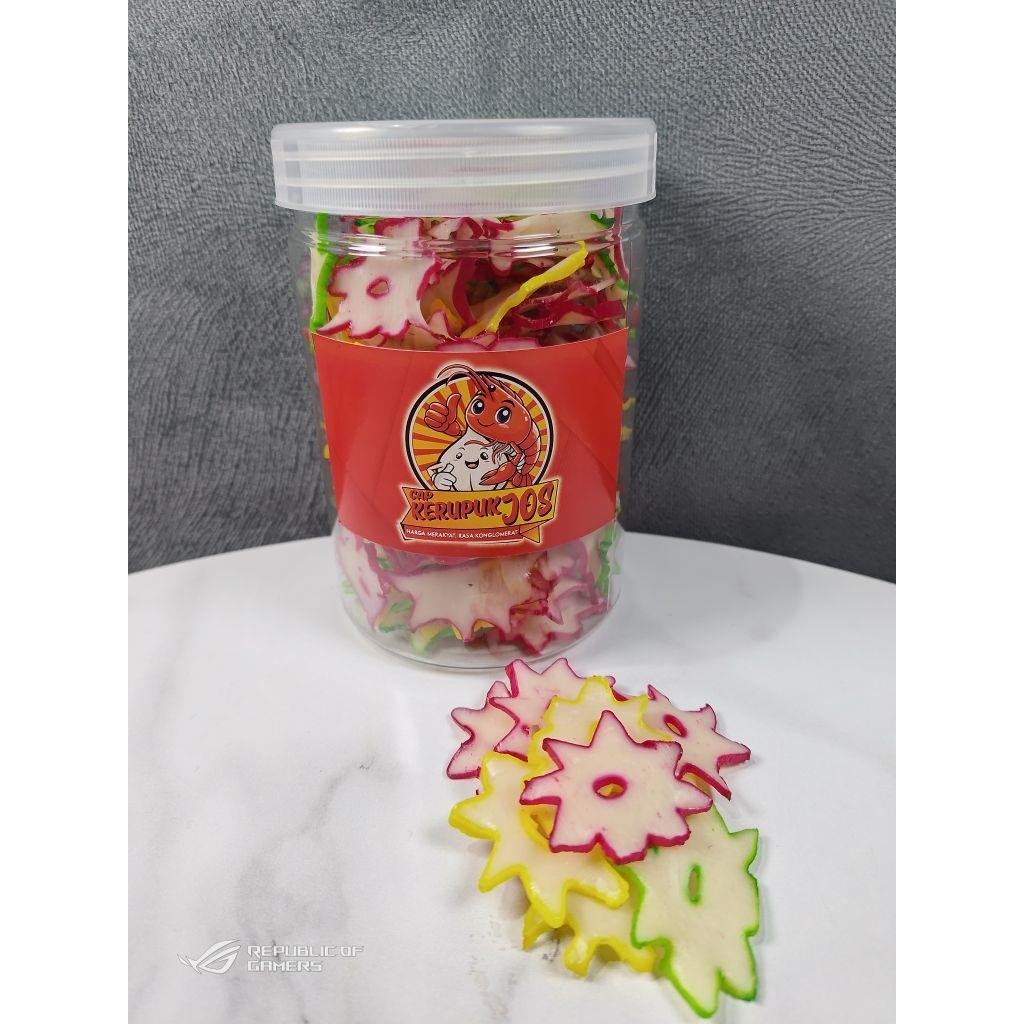 

Kerupuk Mentah / Kerupuk Tersanjung / Krupuk Tersanjung / Kerupuk Tersanjung Bintang / 200 gr