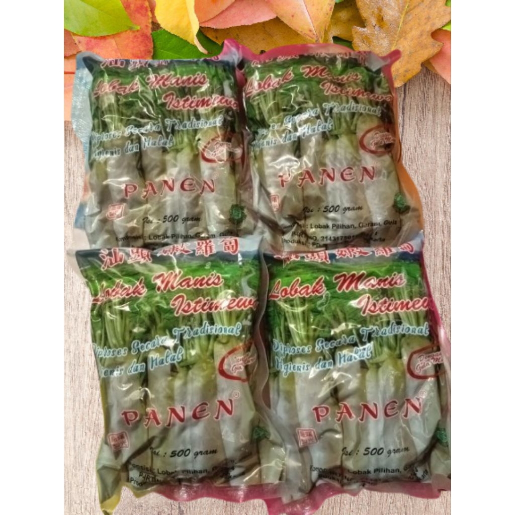 

asinan lobak cap panen 500gram