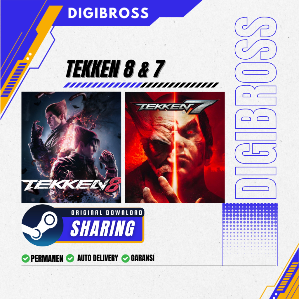 [BONUS GAME RANDOM] Tekken 8 (Sharing With Tekken 7) / AUTO DELIVERY / STEAM / Game PC / Games Compu