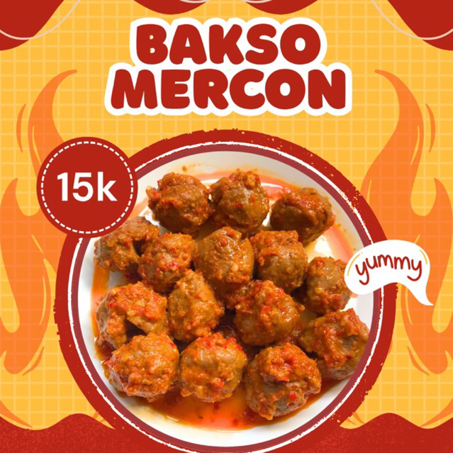 Bakso mercon baso mercon pentol mercon bakso pedas