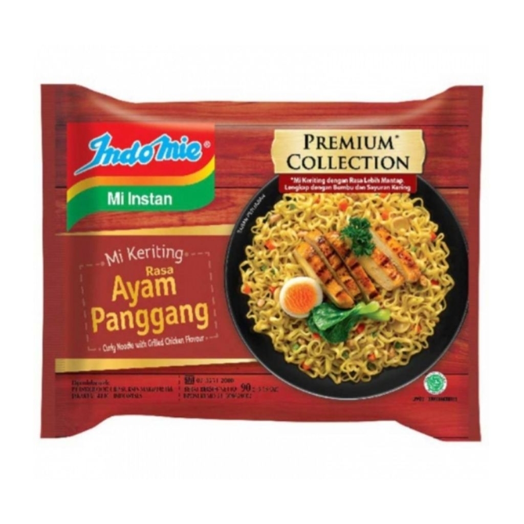 

Indomie Mi Instan Mie Keriting Ayam Panggang 90g