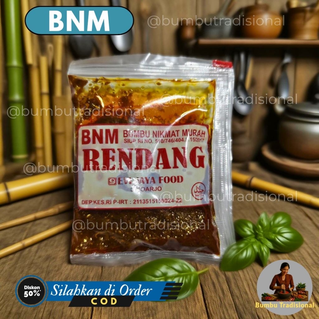 BNM / Bumbu RENDANG / Bumbu Nikmat Murah / Bumbu Masak Instan