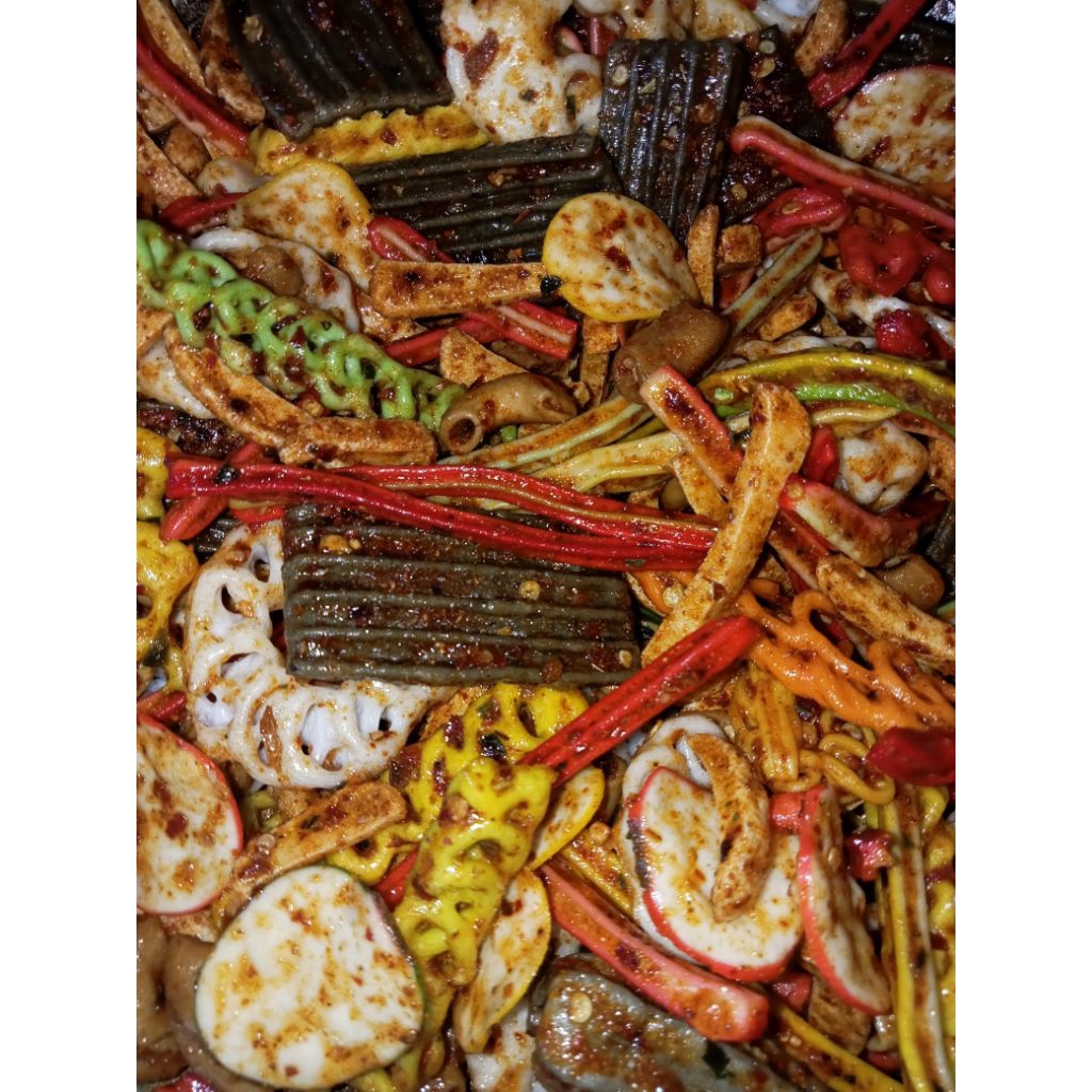 

sebring mix pedas daun jeruk bumbu cikruh