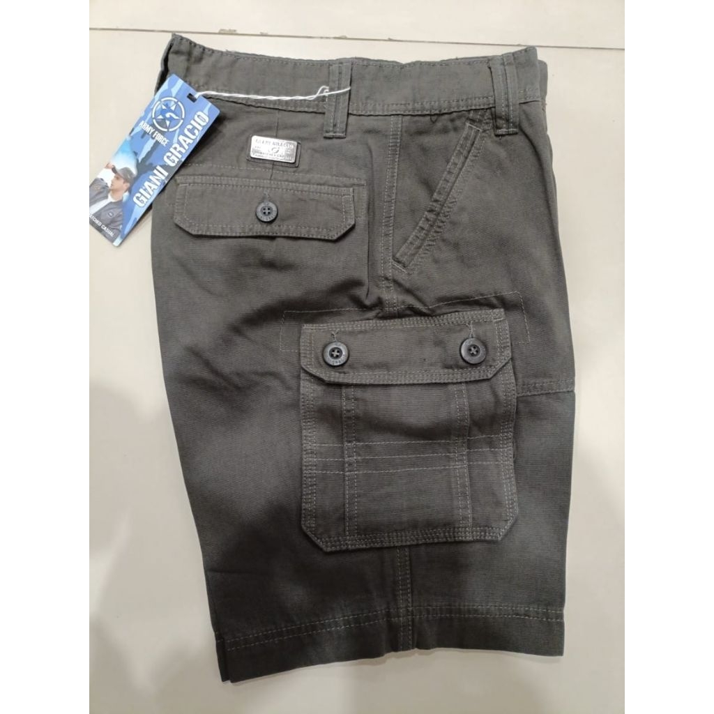 GIANI GRACIO Celana pendek cargo Abu