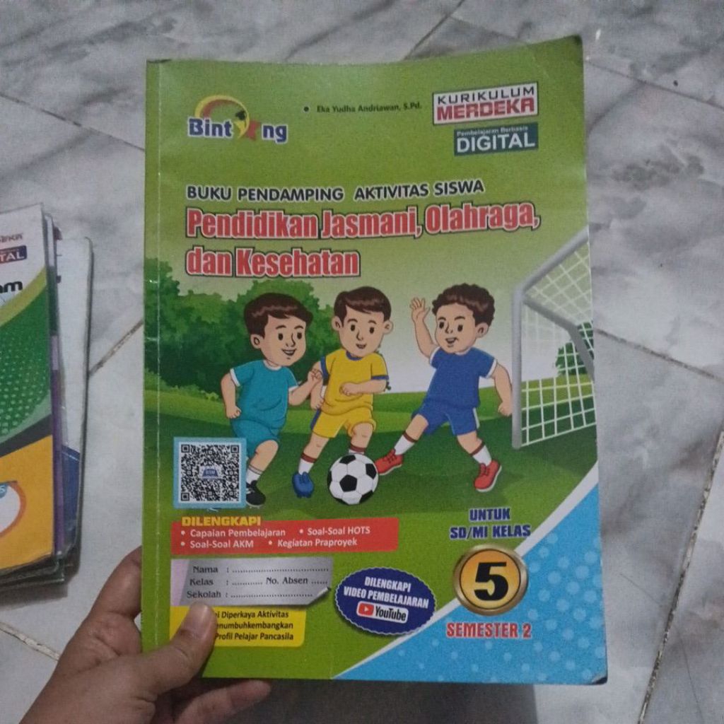 [bekas] buku bintang pjok kelas 5 semester 2