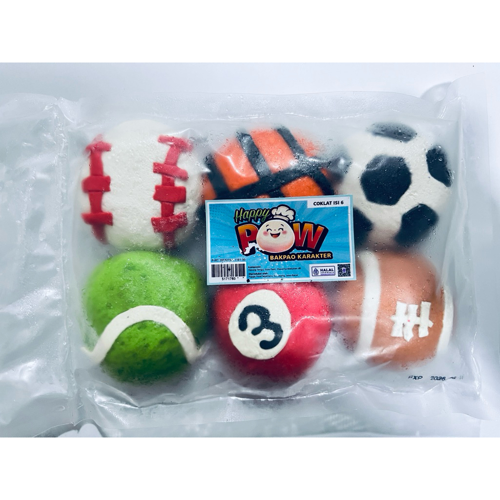 

Bakpao karakter isi coklat Happy pow karakter coklat isi 6 || bakpao karakter