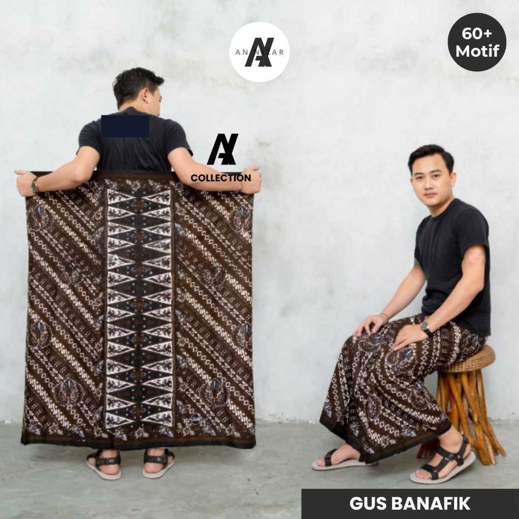 Sarung Batik Pria Dewasa Motif Gusgusan Dan Laseman || Sarung Santri Dan Seragam