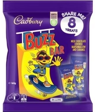 

CADBURY BUZZ BAR 160 GR