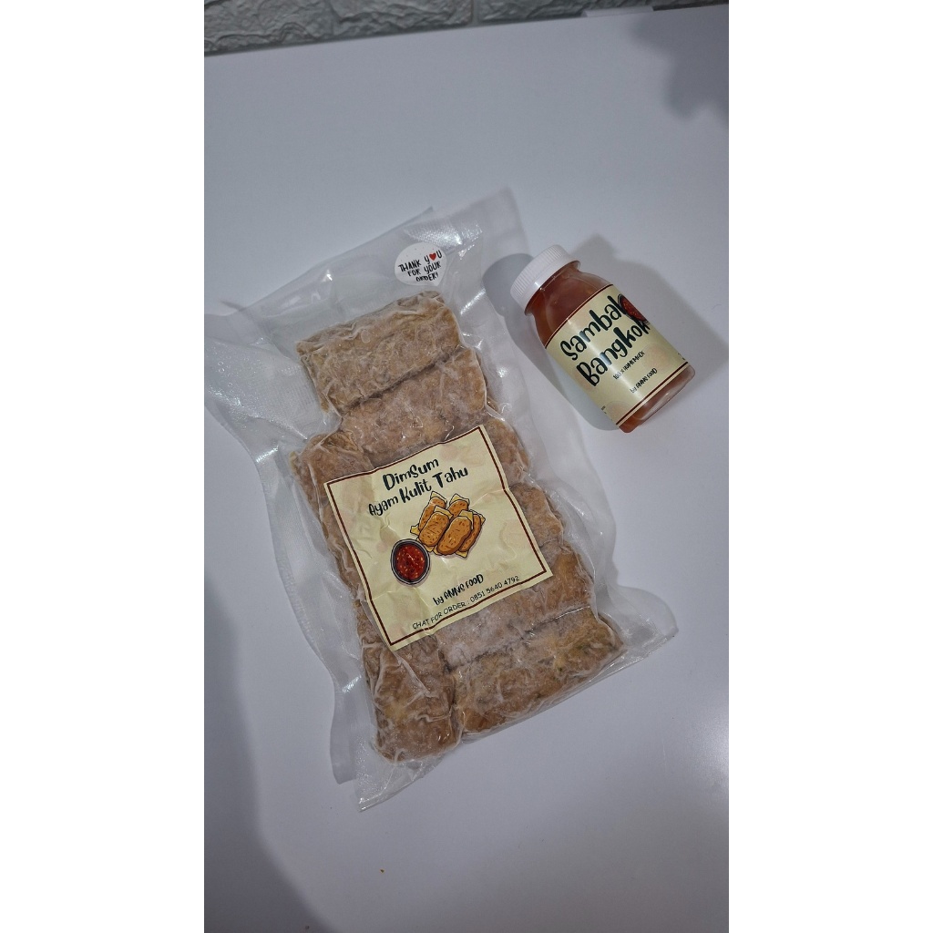 

ANNSFOOD- Dimsum Ayam Kulit Tahu | Isi 8 pcs + Sambal Bangkok