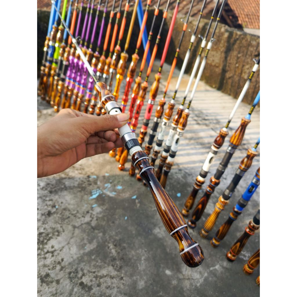 JORAN UDANG GALAH KARAKTER WARNA MERAH BIRU PUTIH HIJAU STABILO, CUSTOM LENTUR MURAH GAGANG ANTIK JA