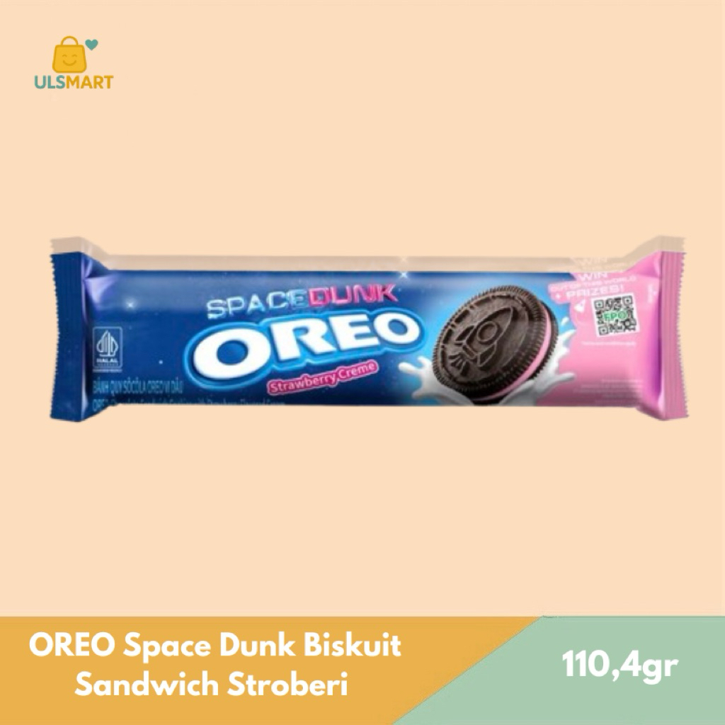 

OREO Space Dunk Biskuit Sandwich Stroberi 110,4 g