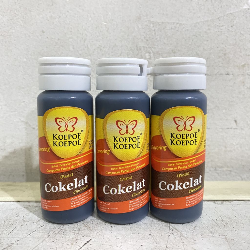 

Pasta koepoe koepoe COKELAT 25 ml | pasta cokelat | pasta kupu kupu