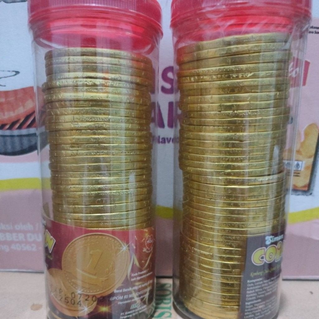 

Coklat simon coin✓ 400gr (40pcs@10g)
