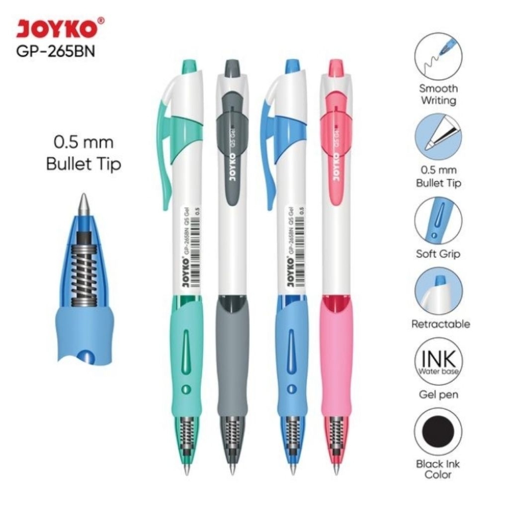 

Joyko Gel Pen GP-265BN Q5 Gel Pen 0.5mm