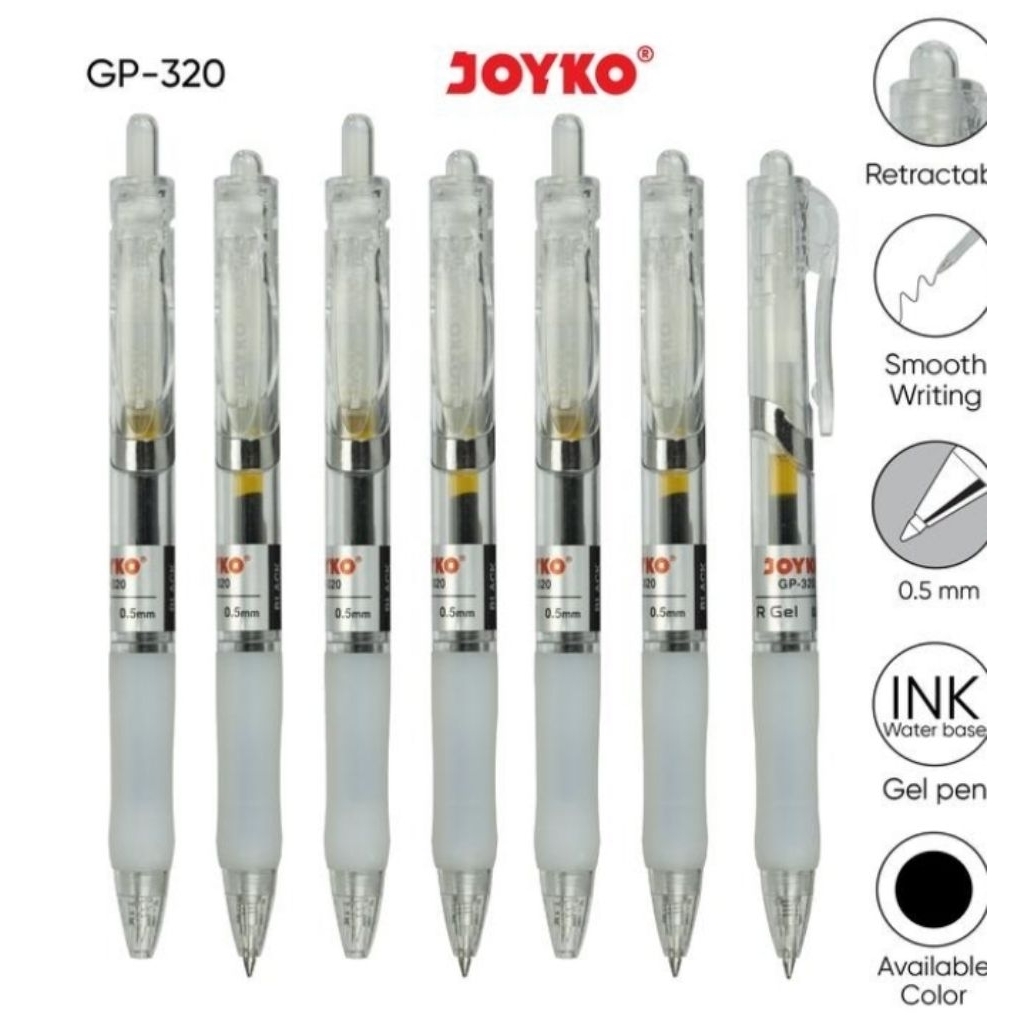 

Gel Pen Pena Joyko GP-320 R Gel 0.5mm