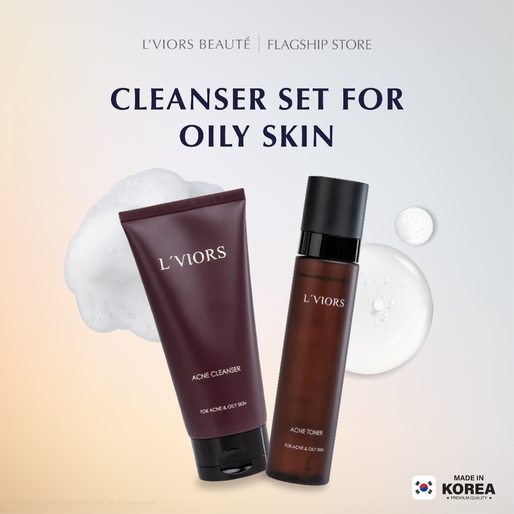 LVIORS SET ACNE CLEANSER + ACNE TONER