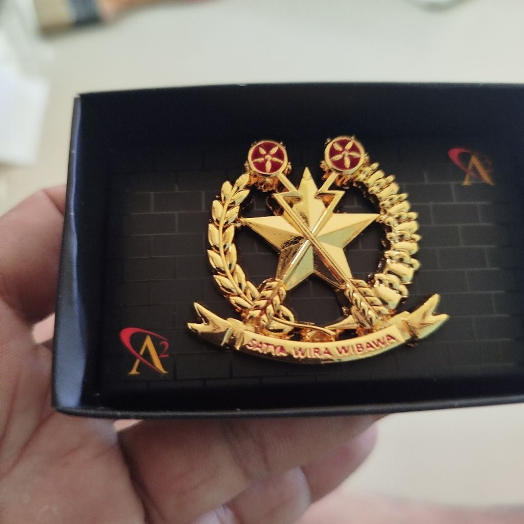 brevet luxsury wing chk gold satya wira wibawa hukum tni ad