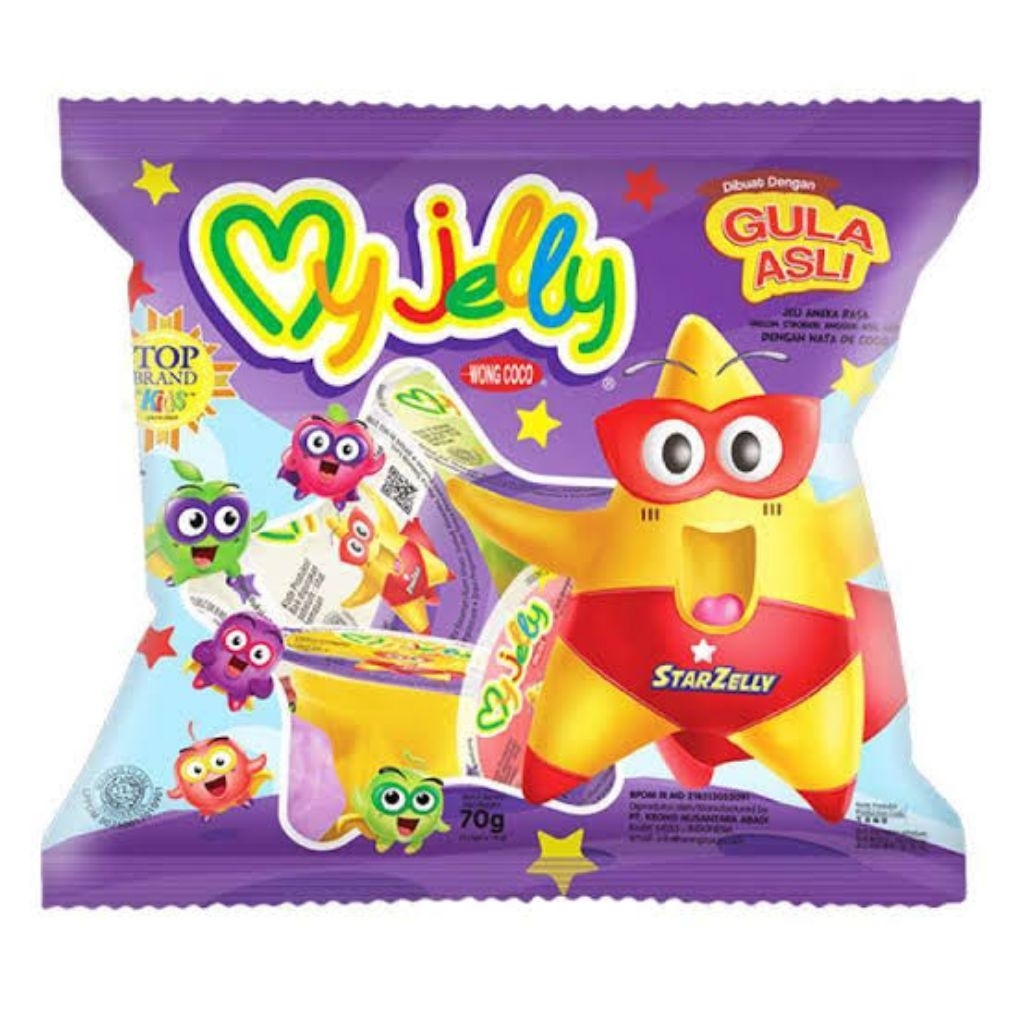 

My Jelly Wong Coco isi 5 cups berat 70 gr (2 pack)