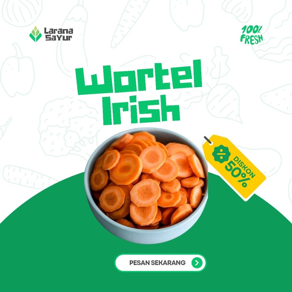 

WORTEL IRIS BULAT 1KG