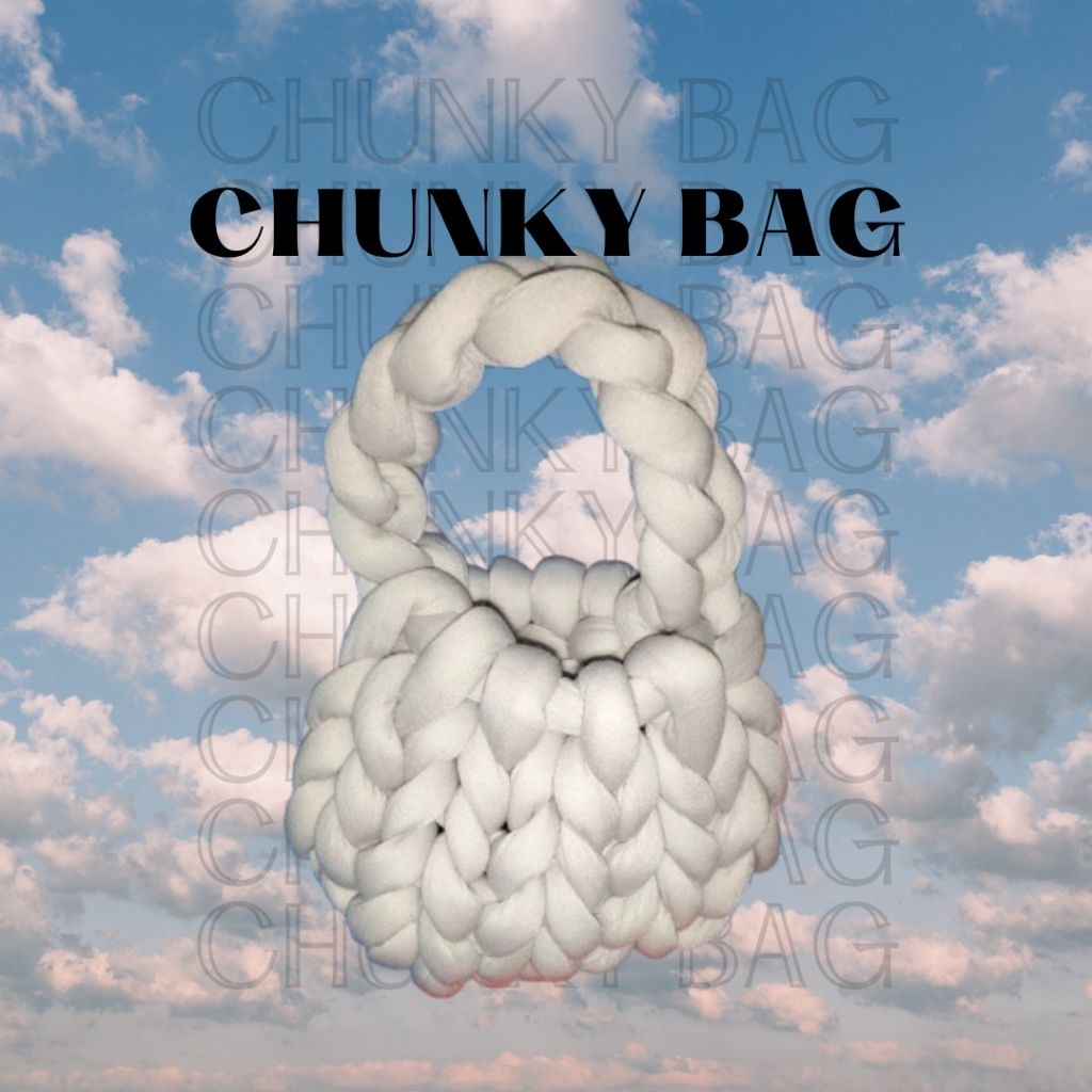 chunky bag tas rajut katun (mini) gemoy gemash plumpy