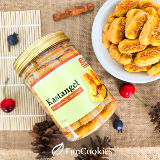 

Kue Kastangel Premium Keju Asli – Kue Kering Enak Lembut By Fun Cookies