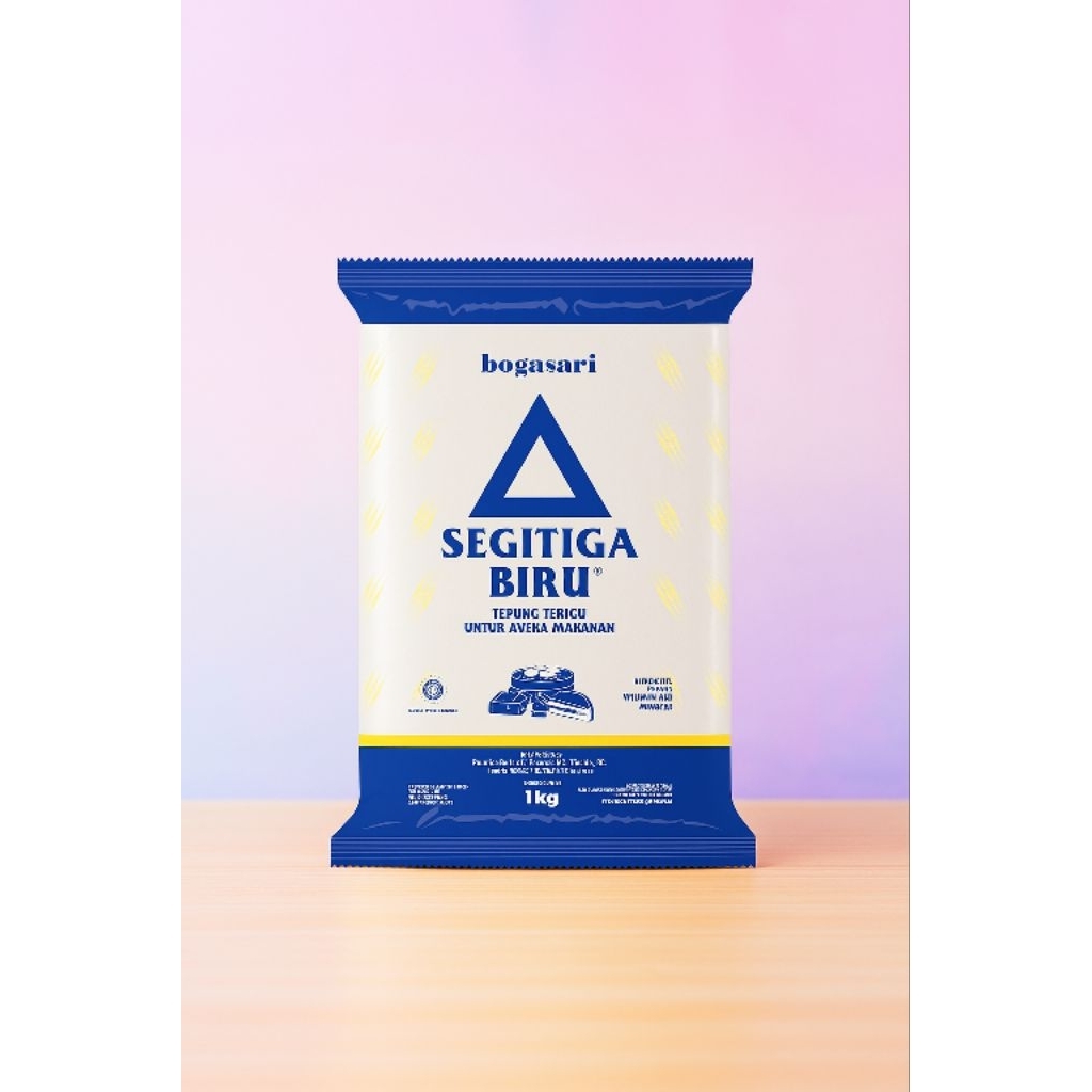 

Segitiga Biru 1 Kg – Tepung Terigu Serbaguna, Cocok untuk Semua Kue & Masakan