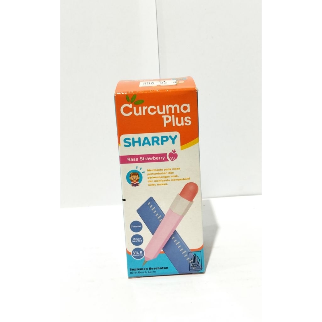 curcuma plus sharpy rasa strawberry rasa 60ml