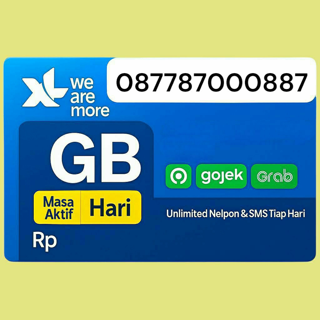 Nomor Cantik XL Super 3 Varian Angka