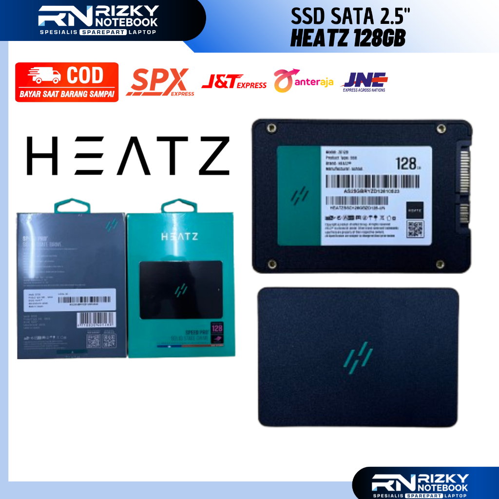 (SOLUSI LAPTOP LEMOT) SSD Solid State Drive HTZ 128GB DIGIRICH/HTZ 256GB 512GB SATA 3 SSD SATA III