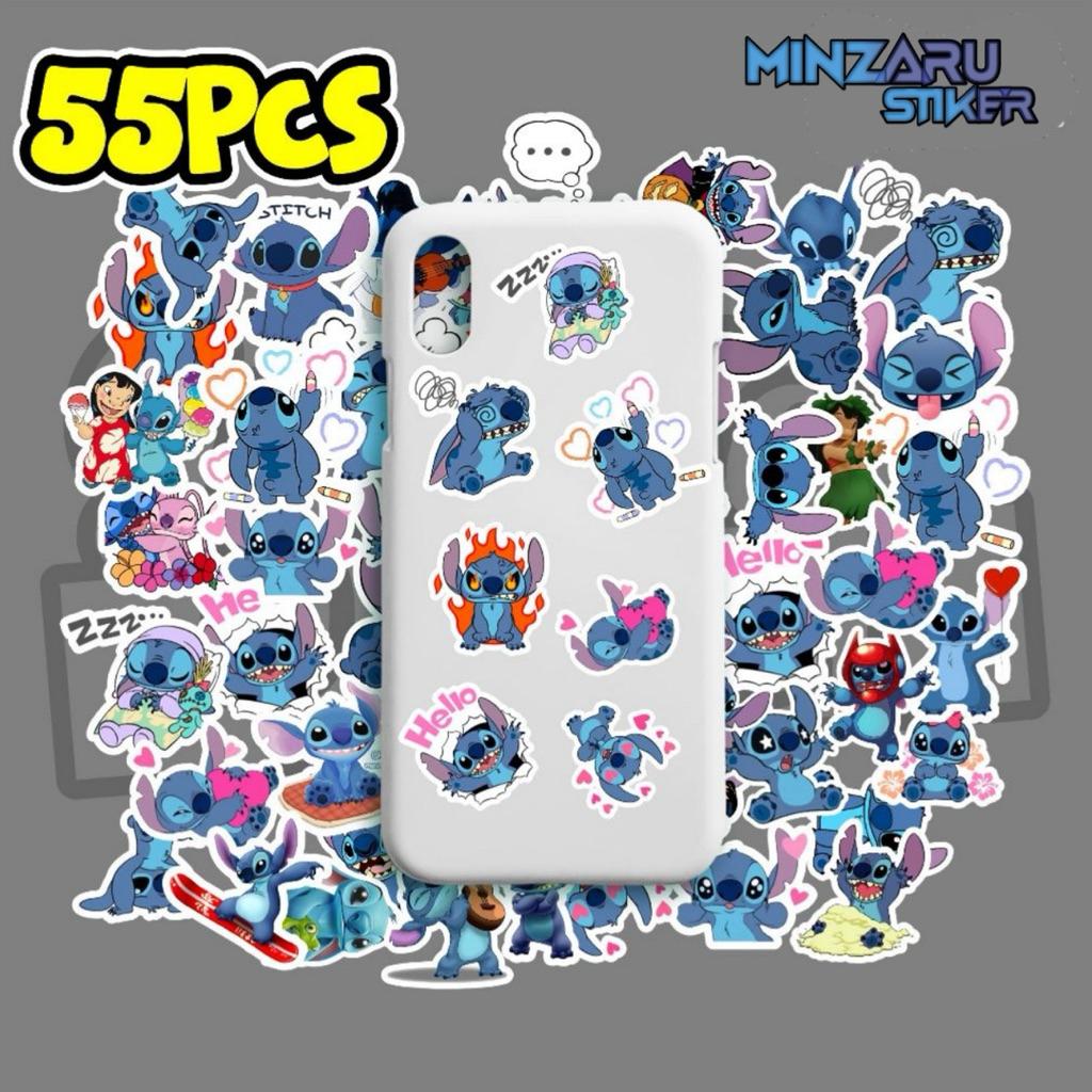 

MINZARU STIKER | STIKER PACK STITCH 55 pcs VINYL | ANTI AIR | ANTI PANAS