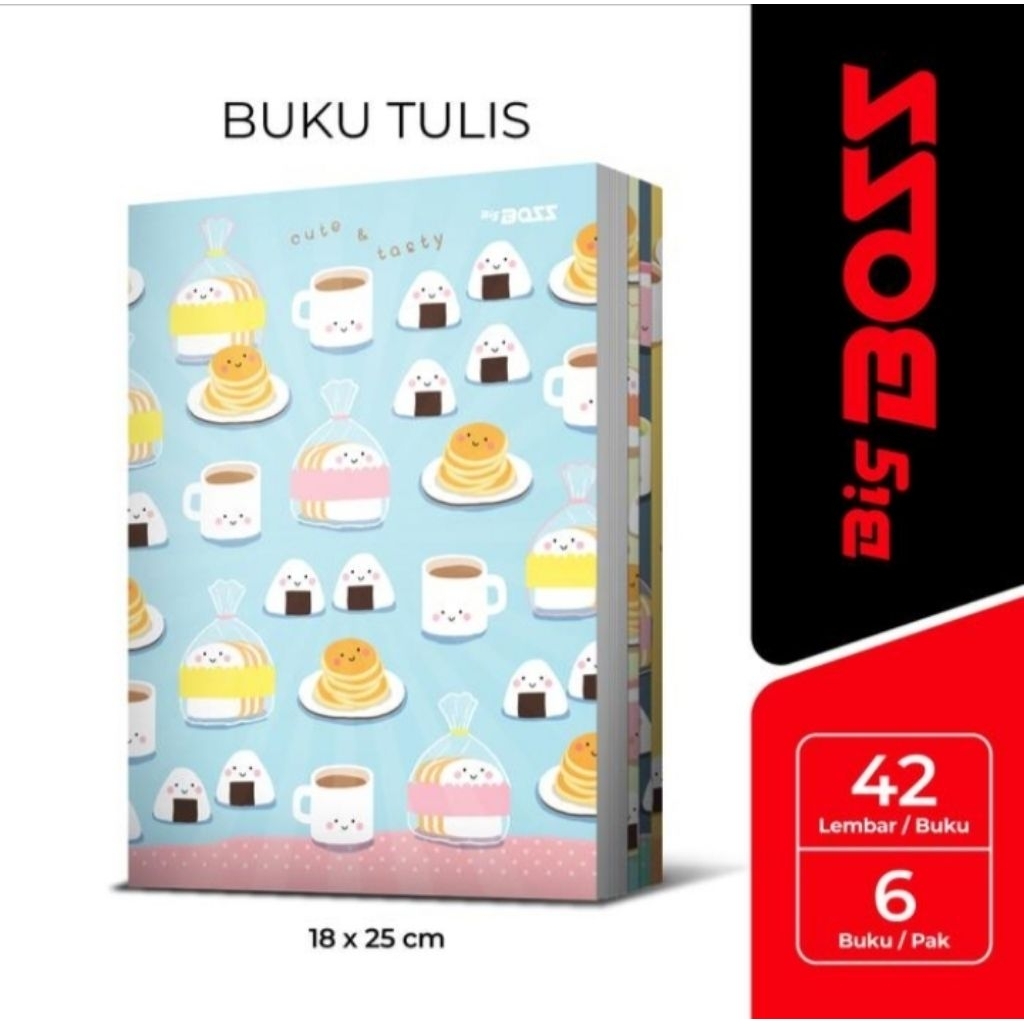 

Big Boss Buku Tulis 42 Lembar isi 6pcs
