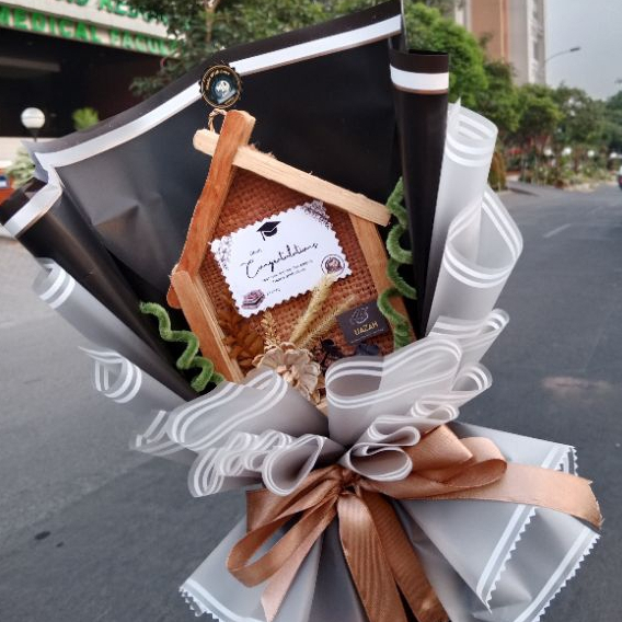 Buket Boneka-Vigora kayu Stick