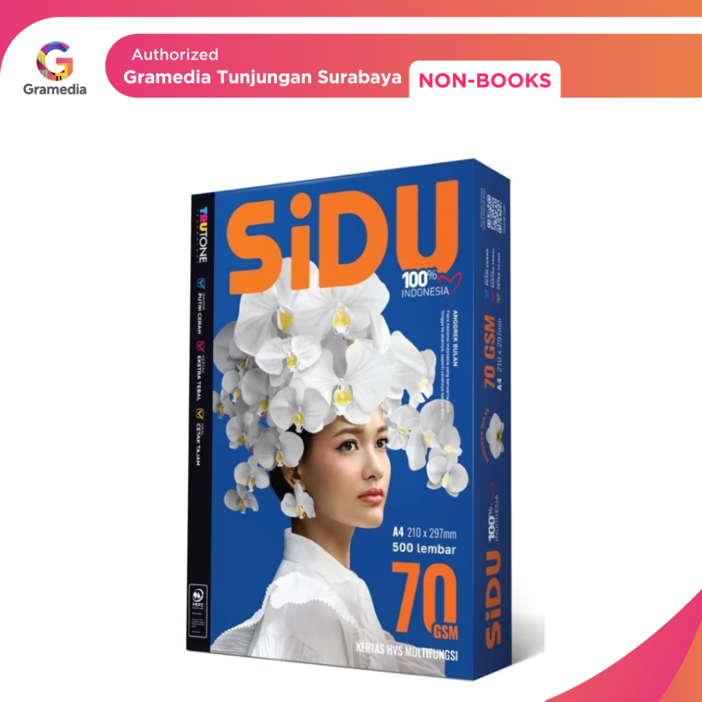 

Gramedia Tunjungan : Kertas HVS 70 Gsm A4 SIDU