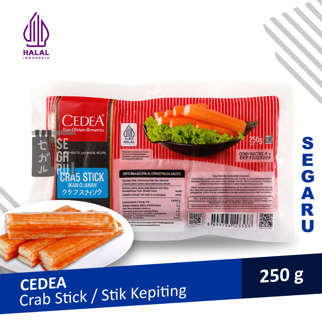 

CEDEA Crab Stick | Stik Kepiting Halal 250 gram