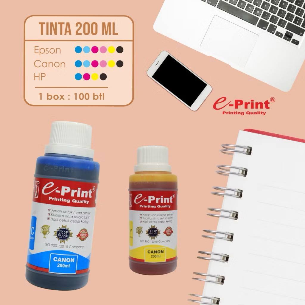 E-PRINT Tinta Printer Canon 200ml