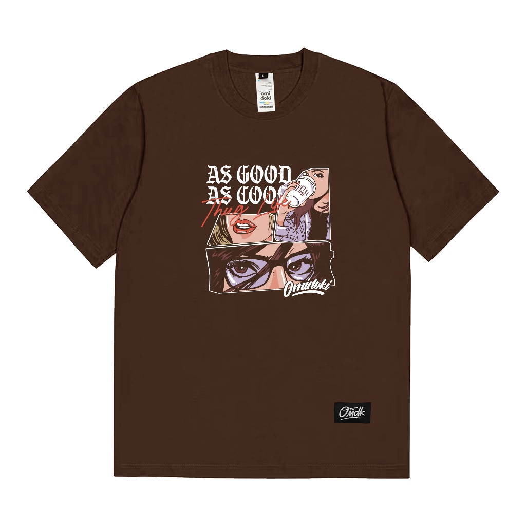 Omidoki Tshirt Blod Coklat Tees