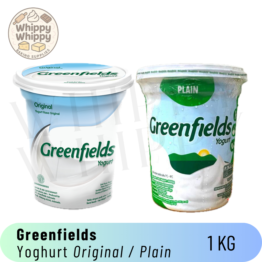 

GREENFIELDS YOGHURT 1000G / Yoghurt Plain / Yoghurt Original / Greenfield Yogurt 1 KG