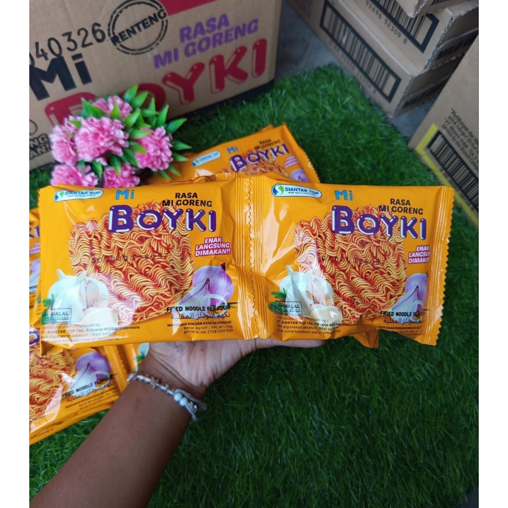 

MI BOYKI | MI RENTENG | 1 RENTENG ISI 10 PCS | camilan atau snack gurih dan renyah
