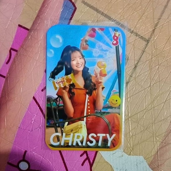 PHOTOCARD CHRISTY JKT48 X TANGO HOLIDAY VERSION OFFICIAL