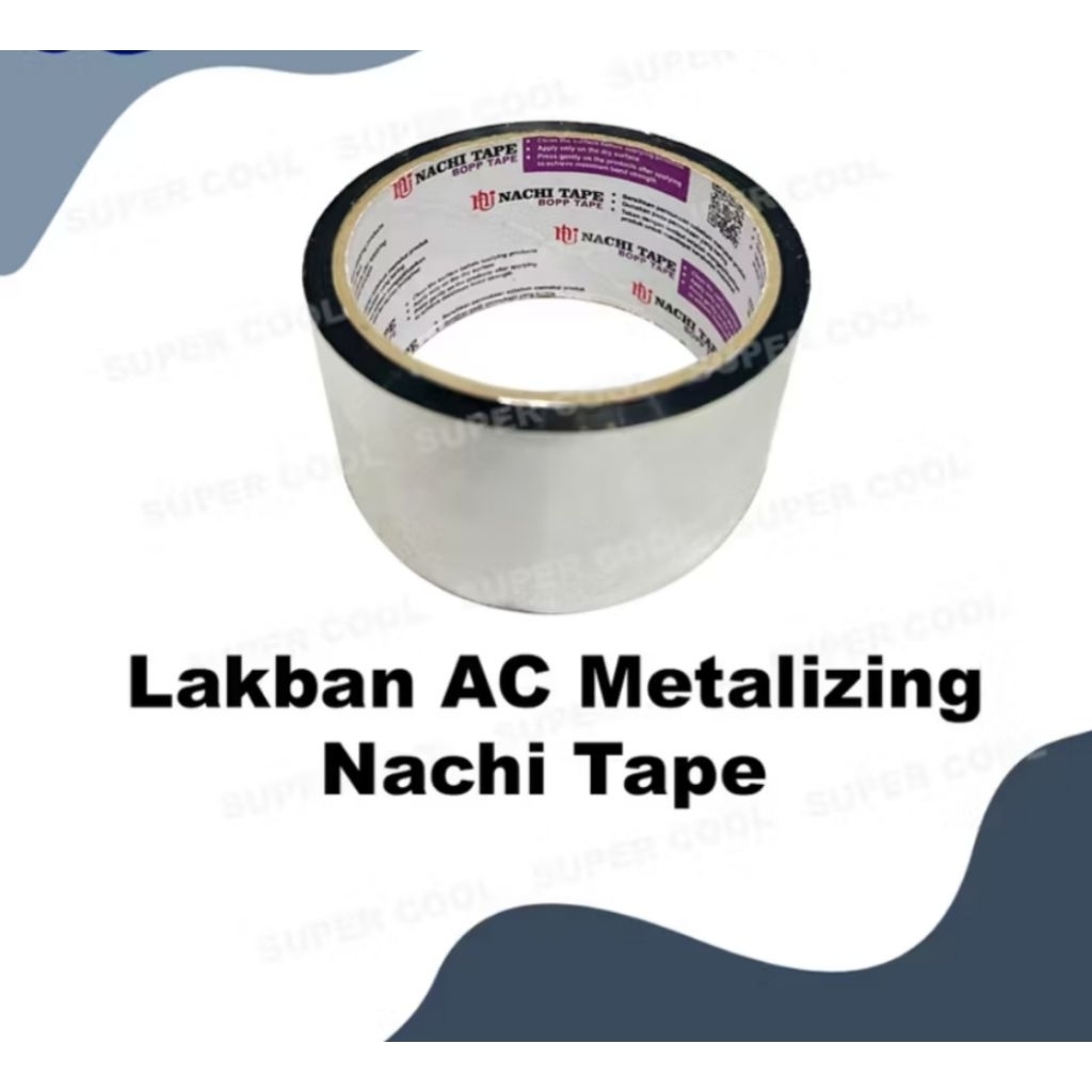 LAKBAN AC METALIZING NACHI TAPE| lakban ac