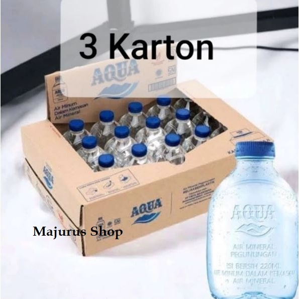 

Termurah!! Aqua | Vit Cube Mini Imut Botol Air Minum Mineral Kemasan 200ml 24 Pcs | Dus | Karton