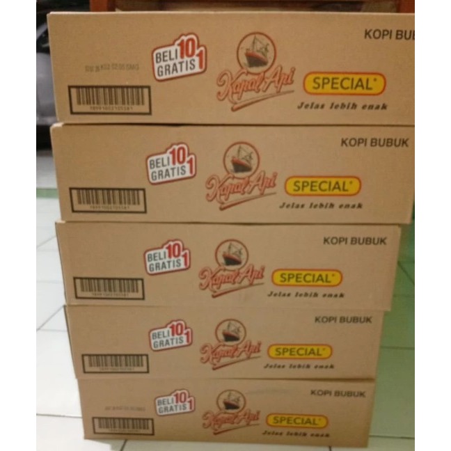 

KAPAL API MINI 1 dos [KARTON] Kapal api 6.5g 100% Kopi Murni Tanpa Gula
