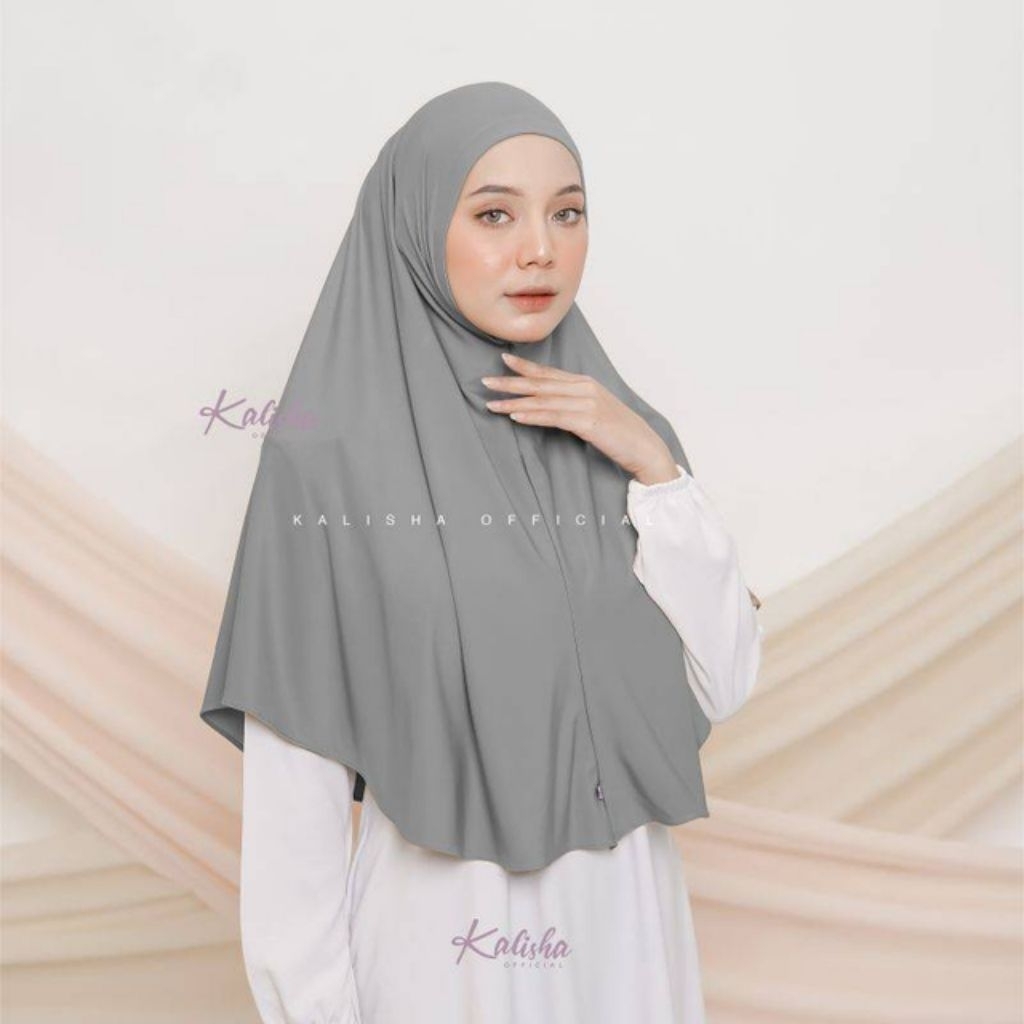 Kerudung Kalisha - Hijab Zahira Jumbo Nonped Jersey Premium